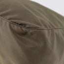 PRADA Shoulder Bag Nylon Khaki Gold Auth 154525-18