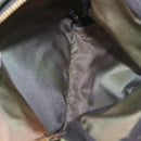 PRADA Shoulder Bag Nylon Khaki Gold Auth 154525-25