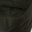 PRADA Shoulder Bag Nylon Khaki Silver Auth 154526-10