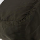 PRADA Shoulder Bag Nylon Khaki Silver Auth 154526-12