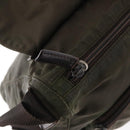 PRADA Shoulder Bag Nylon Khaki Silver Auth 154526-19