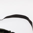 PRADA Shoulder Bag Nylon Khaki Silver Auth 154526-8