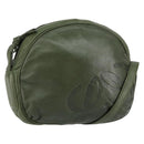 LOEWE Anagram Shoulder Bag Leather Green Auth 154527-1