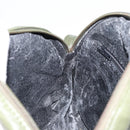 LOEWE Anagram Shoulder Bag Leather Green Auth 154527-19