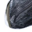 LOEWE Anagram Shoulder Bag Leather Green Auth 154527-20