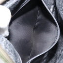 LOEWE Anagram Shoulder Bag Leather Green Auth 154527-12