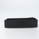 CELINE Hand Bag Leather Black Gold Auth 154528-5