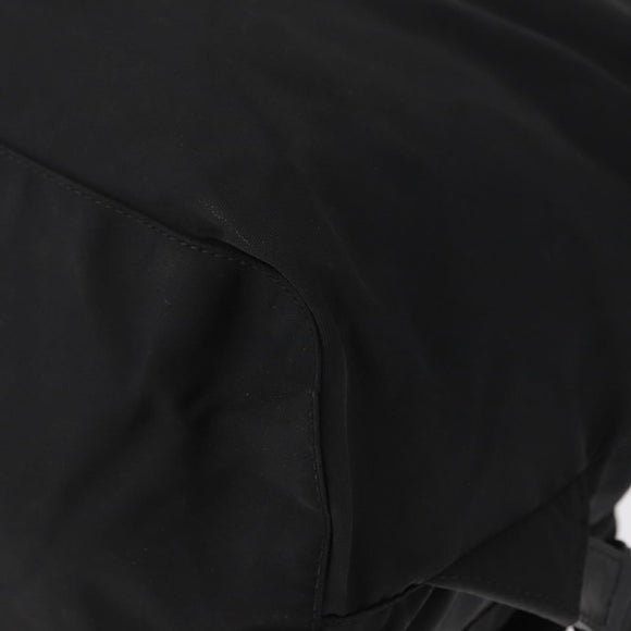 PRADA Backpack Nylon Black Silver Auth 154529