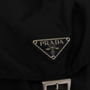 PRADA Backpack Nylon Black Silver Auth 154529-21