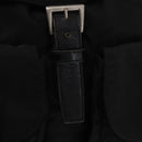 PRADA Backpack Nylon Black Silver Auth 154529-10