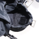 PRADA Backpack Nylon Black Silver Auth 154529-28