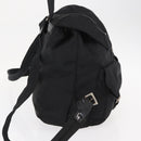 PRADA Backpack Nylon Black Silver Auth 154529-4