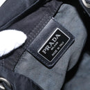 PRADA Backpack Nylon Black Silver Auth 154530-22