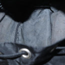 PRADA Backpack Nylon Black Silver Auth 154530-11