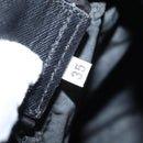 PRADA Backpack Nylon Black Silver Auth 154530-12