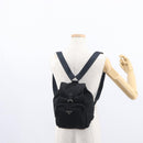 PRADA Backpack Nylon Black Silver Auth 154530-26