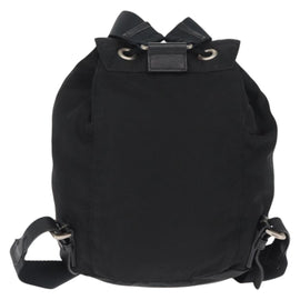 PRADA Backpack Nylon Black Silver Auth 154530 - 0