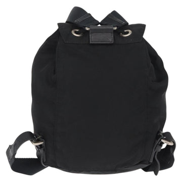 PRADA Backpack Nylon Black Silver Auth 154530 - 0