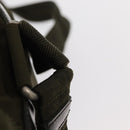 PRADA Backpack Nylon Khaki Silver Auth 154531-10