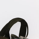 PRADA Backpack Nylon Khaki Silver Auth 154531-12