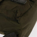 PRADA Backpack Nylon Khaki Silver Auth 154531-14