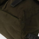 PRADA Backpack Nylon Khaki Silver Auth 154531-15