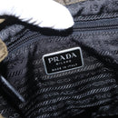 PRADA Backpack Nylon Khaki Silver Auth 154531-24