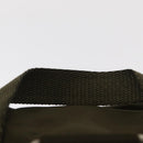 PRADA Backpack Nylon Khaki Silver Auth 154531-8