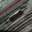 PRADA Hand Bag Canvas Yellow Brown Auth 154533-21