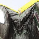 PRADA Hand Bag Canvas Yellow Brown Auth 154533-23