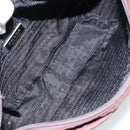 PRADA Shoulder Bag Nylon Bordeaux Silver Auth 154535-17