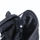 PRADA Body Bag Nylon Black Silver Auth 154536-19