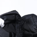 PRADA Body Bag Nylon Black Silver Auth 154536-20