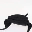 PRADA Body Bag Nylon Black Silver Auth 154536-6