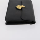 Burberrys Nova Check Clutch Bag Canvas Leather 2 Set Black Beige Auth 154538-11