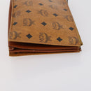 FENDI MCM Zucchino Canvas Vicetos Logogram Bag PVC 2 Set Brown Beige Auth 154539-11