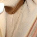 FENDI MCM Zucchino Canvas Vicetos Logogram Bag PVC 2 Set Brown Beige Auth 154539-15