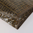 FENDI MCM Zucchino Canvas Vicetos Logogram Bag PVC 2 Set Brown Beige Auth 154539-7