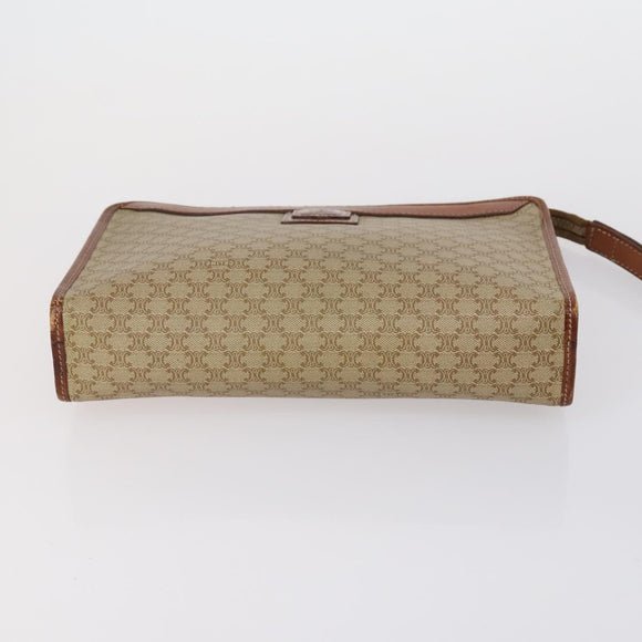 FENDI Celine Macadam Canvas Bag Leather 5 Set Beige Black Brown Auth 154540