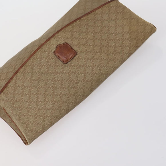 FENDI Celine Macadam Canvas Bag Leather 5 Set Beige Black Brown Auth 154540