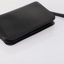 CARTIER Clutch Bag Leather 2 Set Bordeaux Black Auth 154541-13