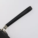 CARTIER Clutch Bag Leather 2 Set Bordeaux Black Auth 154541-14