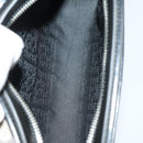 CARTIER Clutch Bag Leather 2 Set Bordeaux Black Auth 154541-17