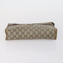 GUCCI GG Plus Supreme Bag PVC Leather Nylon 4 Set Navy Beige black Auth 154542-5