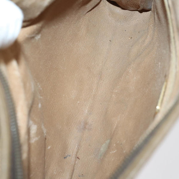 GUCCI GG Plus Supreme Bag PVC Leather Nylon 4 Set Navy Beige black Auth 154542