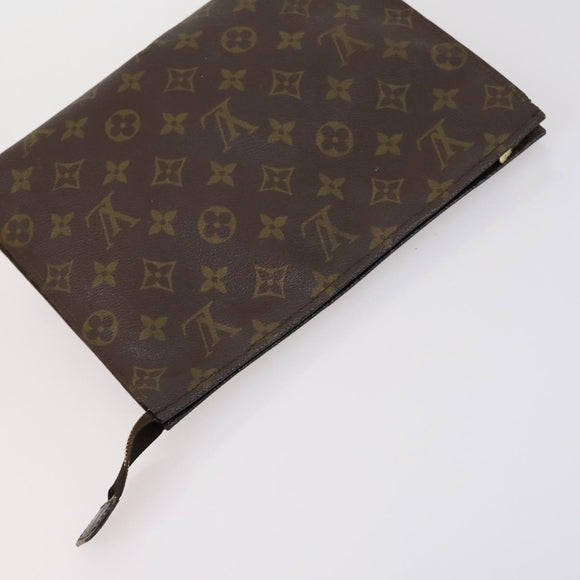 LOUIS VUITTON Monogram Clutch Bag 3 Set LV Auth 154543