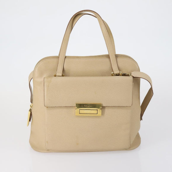 Salvatore Ferragamo Celine Burberry Shoulder Bag 3 Set Beige Brown Auth 154544