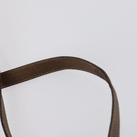 GUCCI GG Supreme Shoulder Bag patent 3 Set Beige Black Auth 154545