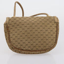 GUCCI GG Supreme Shoulder Bag patent 3 Set Beige Black Auth 154545-18