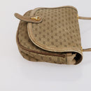 GUCCI GG Supreme Shoulder Bag patent 3 Set Beige Black Auth 154545-19